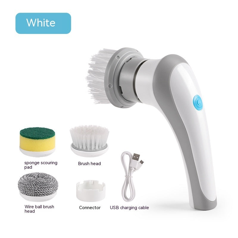 Electric cleaning brush with various attachments 