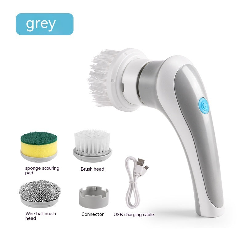 Electric cleaning brush with various attachments 