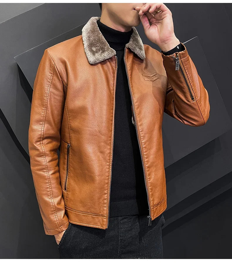 Winter Fashion Leather Jacket