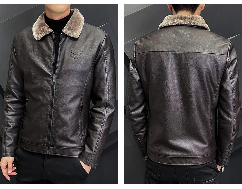 Winter Fashion Leather Jacket