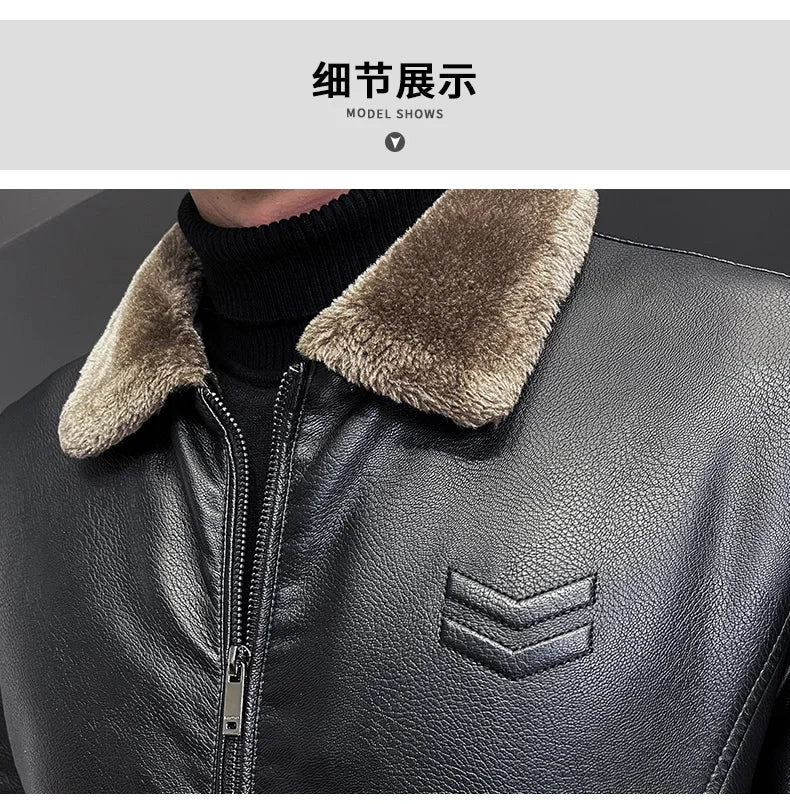 Winter Fashion Leather Jacket