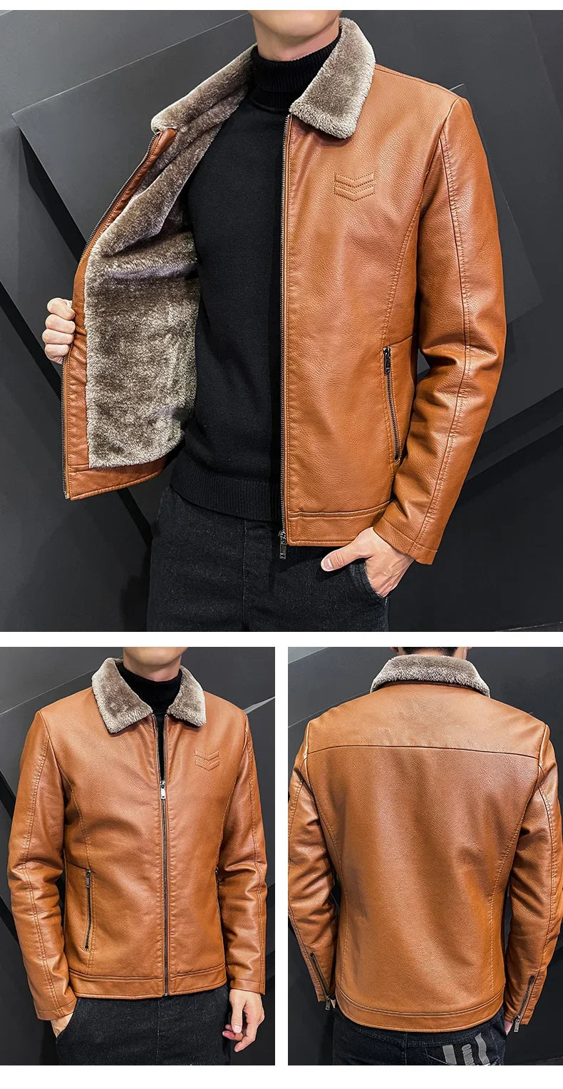 Winter Fashion Leather Jacket