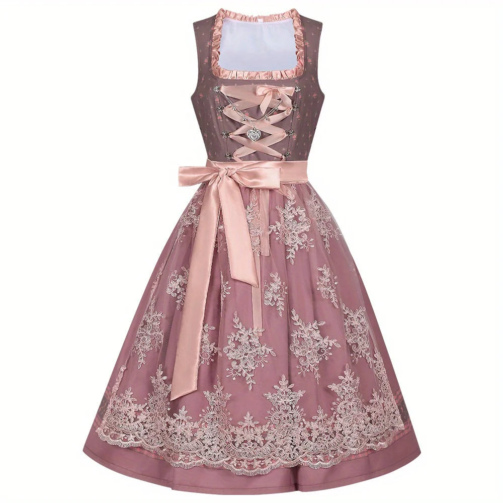 Munich Oktoberfest Dirndl Pink