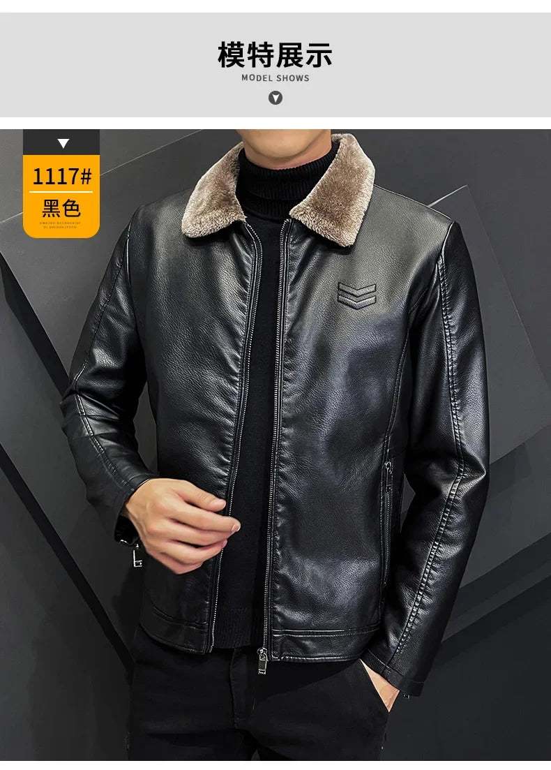 Winter Fashion Leather Jacket
