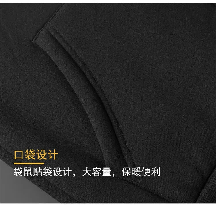 Winter Lambswool Zipper Hoodies