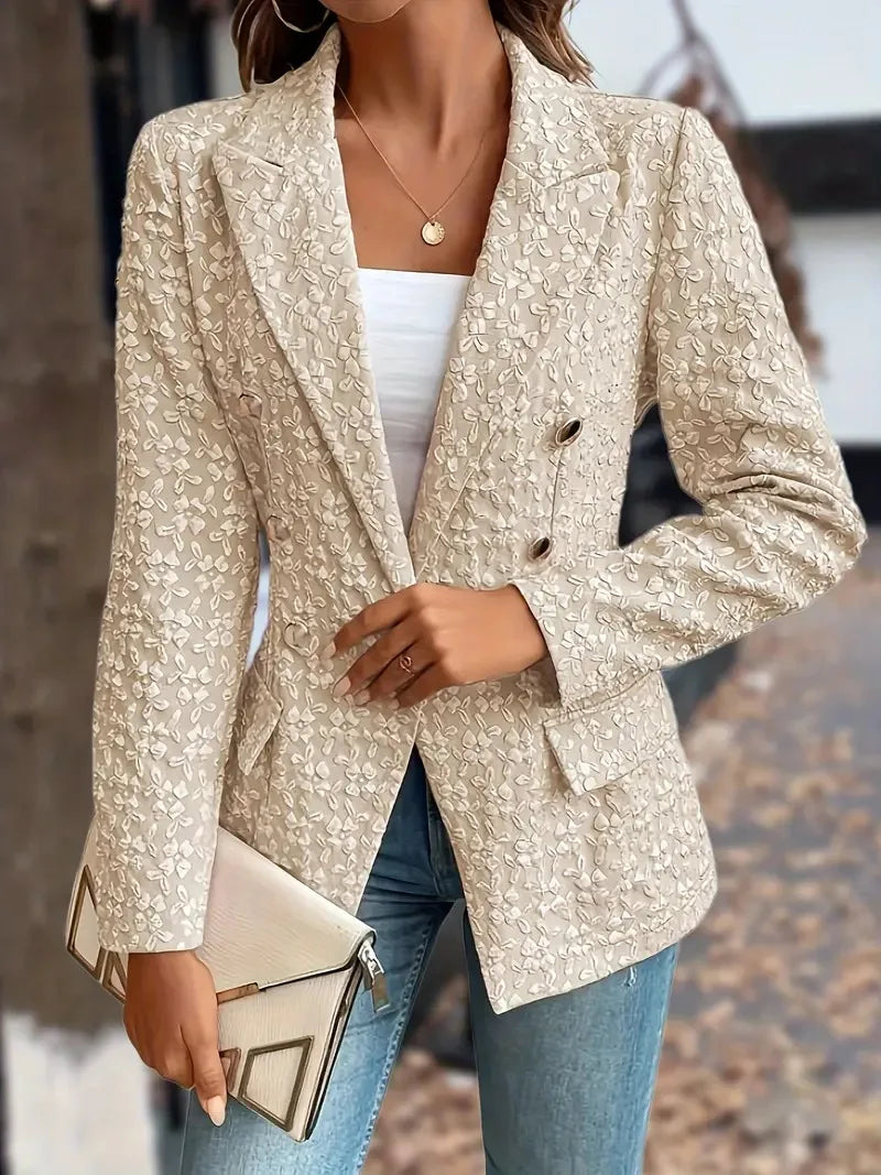 Women Fashion Blue  Blazer