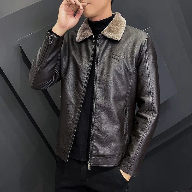 Winter Fashion Leather Jacket