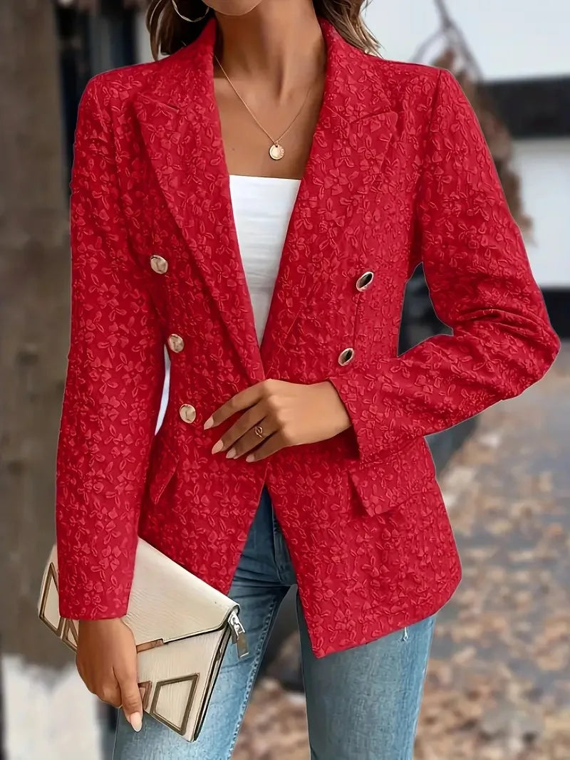 Women Fashion Blue  Blazer