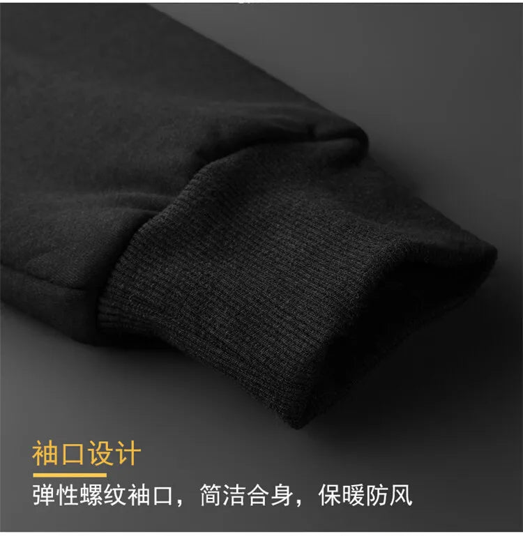 Winter Lambswool Zipper Hoodies