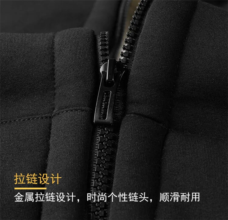 Winter Lambswool Zipper Hoodies
