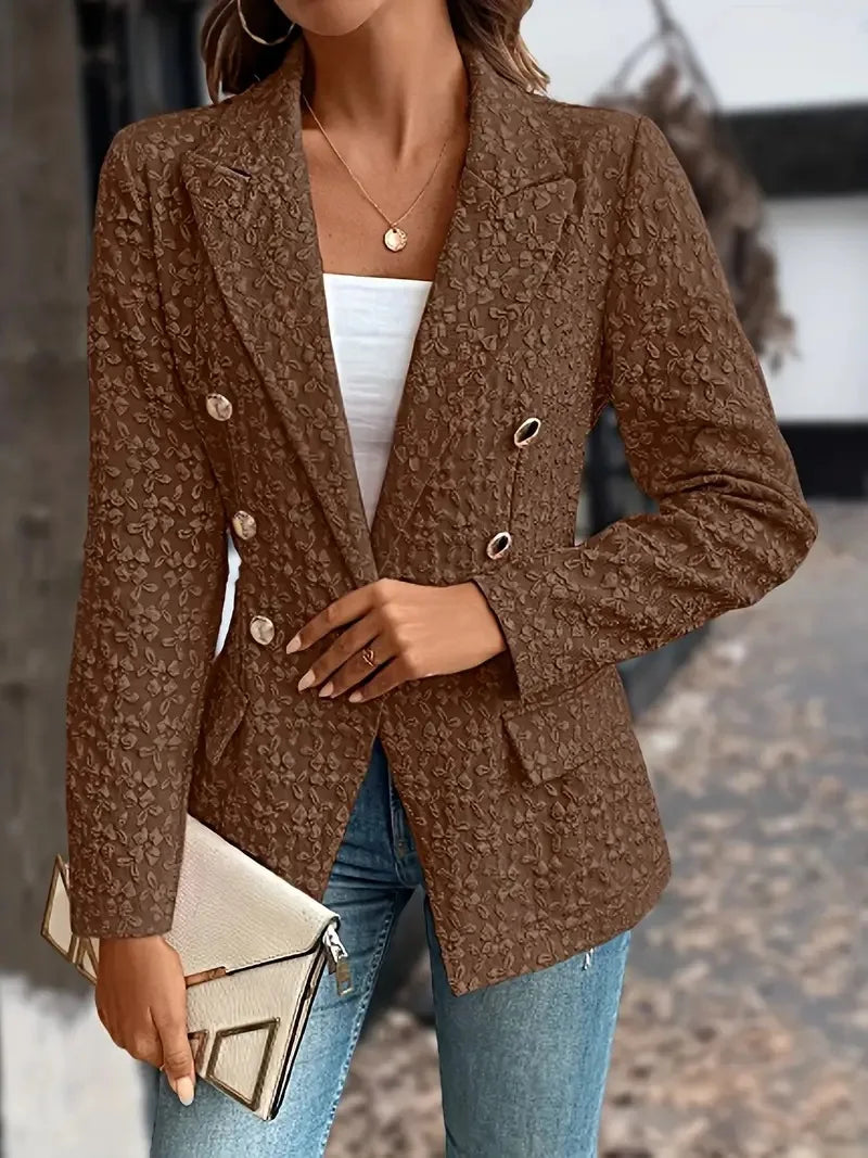 Women Fashion Blue  Blazer