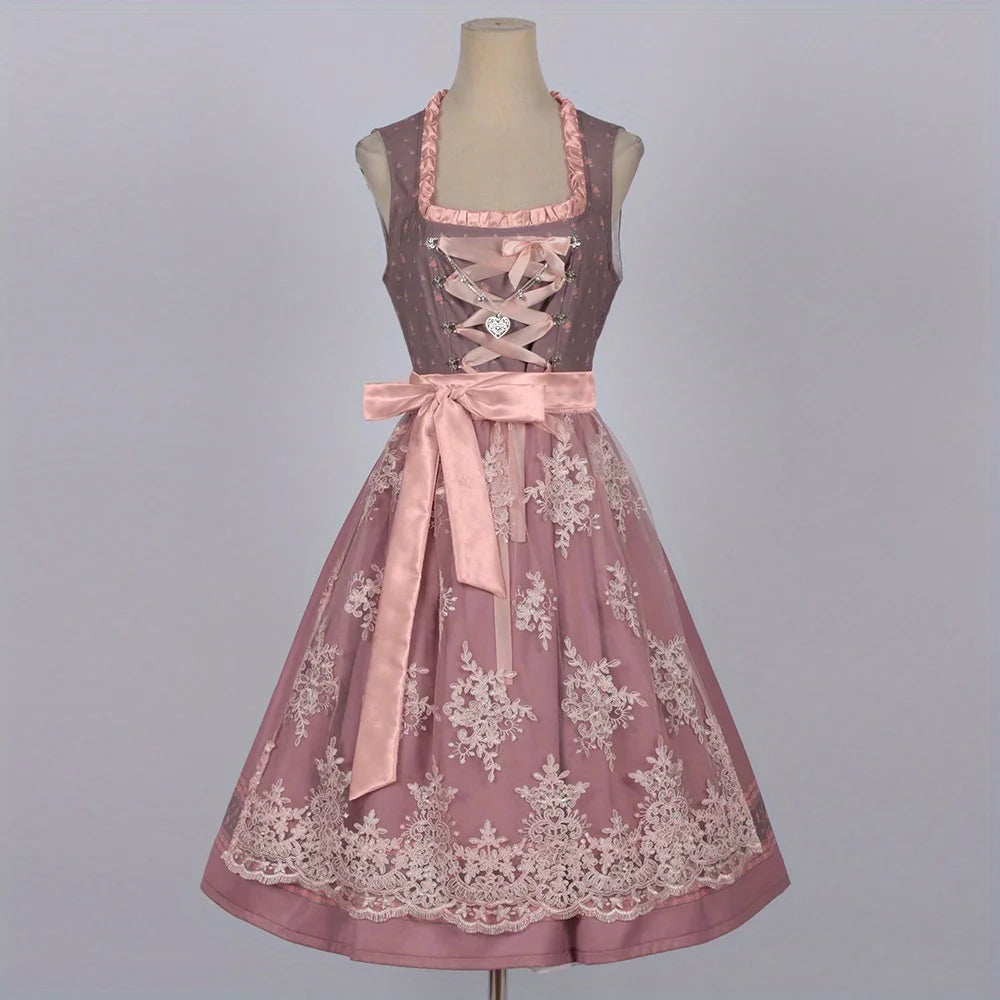 Munich Oktoberfest Dirndl Pink