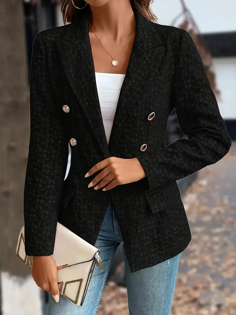Women Fashion Blue  Blazer
