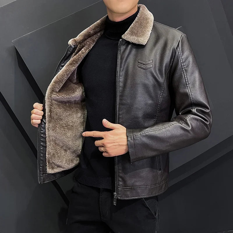 Winter Fashion Leather Jacket