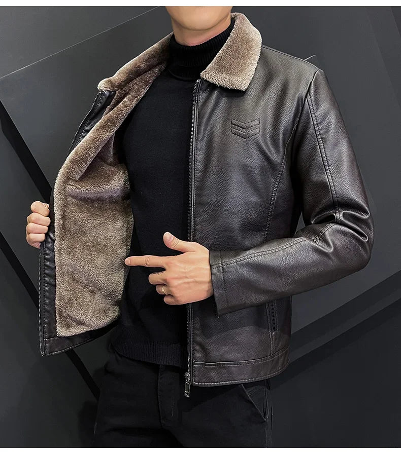 Winter Fashion Leather Jacket
